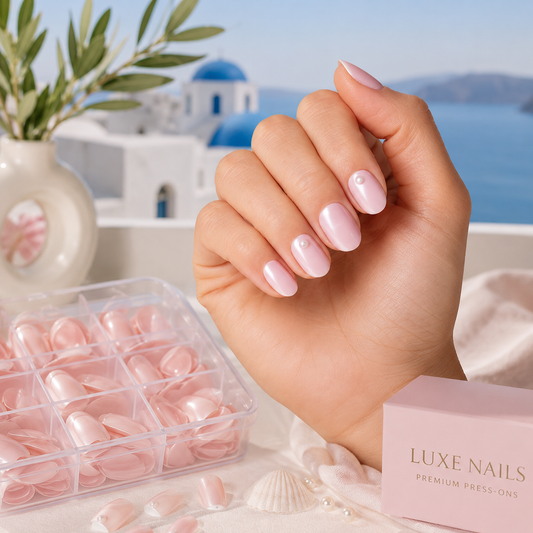 120 PCS Box Almond Shaped Pink Nail Piece White French Press On Nails Almond Shape Press on Nails Young Girls acrylic Nails